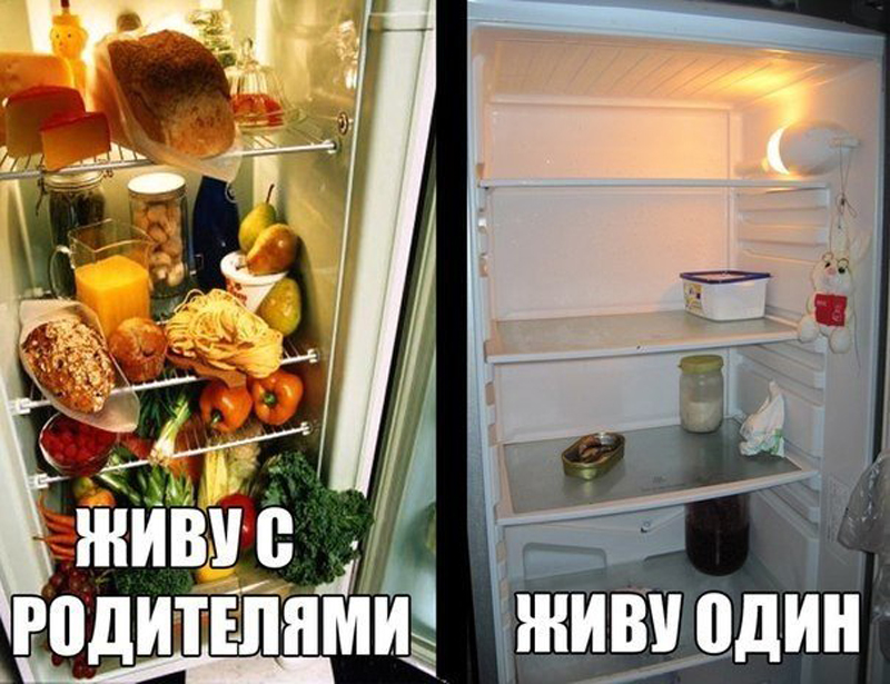 Один и с родителями
